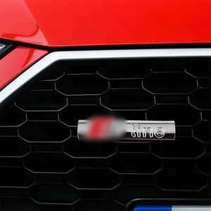 Emblema de la insignia de la línea trasera del lado del coche de Metal 3D para <span class=keywords><strong>Audi</strong></span> A3 A4 A5 A6 A7 A8 TT S3 S4 S5 S6 S7 Q2 Q3 <span class=keywords><strong>Q5</strong></span> Q7 Q8 RS3 R8 Sline - Product Image 6