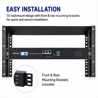 PDU Inteligente para Centro de Datos en Rack 1U OEM ODM con Protocolos TCP/IP y SNMP, Unidad de Distribución de Energía Medida para Montaje en Rack Personalizable