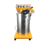 Machine de revêtement de poudre électrostatique automatique KST-201 pour la manière de peinture en aérosol de substrats en métal avec la variété de types de couleurs poudres