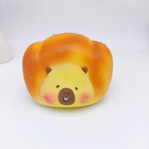 <b>Cute</b> Butter <b>Bear</b> Slow Rebound Squishy Toy Adorable Pet Shape Stress Relief Squeeze Fidget Toy - Product Image 3
