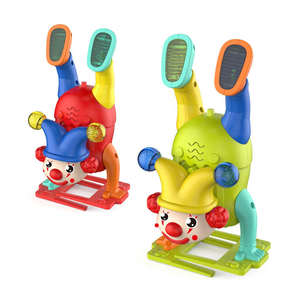 Juguete <span class=keywords><strong>de</strong></span> <span class=keywords><strong>Payaso</strong></span> Eléctrico para Caminar <span class=keywords><strong>de</strong></span> Pie <span class=keywords><strong>de</strong></span> Cabeza para Niños, Juguete <span class=keywords><strong>de</strong></span> <span class=keywords><strong>Payaso</strong></span> con Música y Luces para Niños <span class=keywords><strong>de</strong></span> 2 a 4 Años - Product Image 1