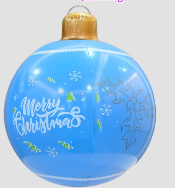 Boule de Noël bleue