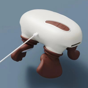 Alat pijat Shiatsu memijat 4D nirkabel, jaringan dalam pereda bahu leher desain tangan manusia palsu pijat leher - Product Image 1