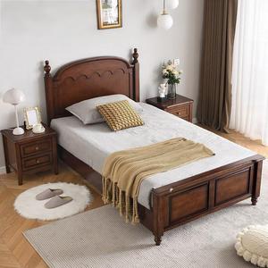 JY-B062 moderno semplice stile americano 1.2 metri in legno massello letto singolo su-fondina camera da letto per bambini per il ragazzo o la ragazza - Product Image 1