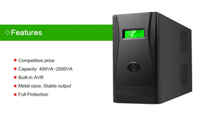 เหมาะสำหรับ SKE 1200W ออฟไลน์ยูพีเอส ซิมูเลตเต็ดไซน์เวฟ สแตนด์บายยูพีเอส 2000VA ยูพีเอสเฟสเดียว แบตเตอรี่ 9AH*2 110V 220V สำหรับคอมพิวเตอร์ - Product Image 4