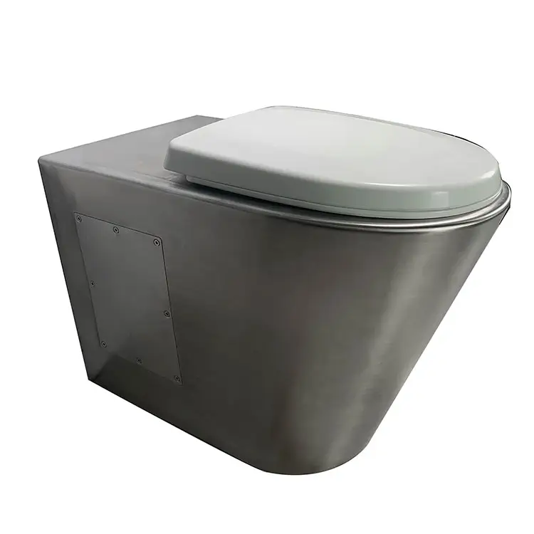 Customized Bathroom WC Piss Toilet Seat 2 Piece stainless Steel Sanitary Toilet