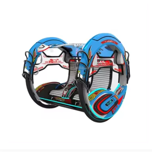 Voiture à bascule rotative à 360° pour enfants, modèle Happy Machine, avec batterie, DNB 360 Angle Rotating Leba Car DNB - Product Image 4