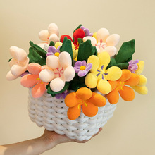 GREENMART Bouquet de fleurs en peluche personnalisé, porte-clés fleur en peluche, fleur pour la fête des mères, vente chaude - Product Image 3