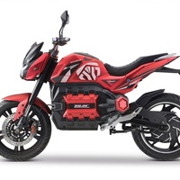 DAYI MOTOR Nouveau Design Moto Scooter Électrique Course & Tourisme E-Odin 6000W 72V 100AH Vitesse Max. 100km/h