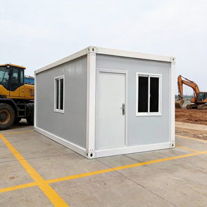 Maison modulaire pliable à montage rapide et économique pour l'hébergement temporaire des travailleurs sur les chantiers de construction et en cas de catastrophe naturelle - Product Image 1