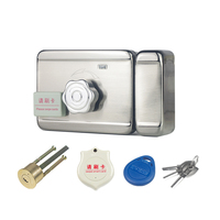 Cerradura Inteligente Residencial para Control de Acceso, Motor de un Solo Eje, Llave de Tarjeta, Apertura de Puerta, Cerradura Antirrobo e Ignífuga