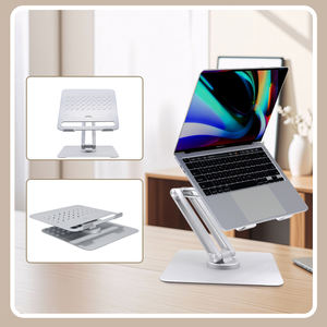Giá đỡ laptop đứng bằng hợp kim nhôm MK871, gấp gọn, tản nhiệt, nâng cao độ cao, dùng cho văn phòng, máy tính bảng - Product Image 6