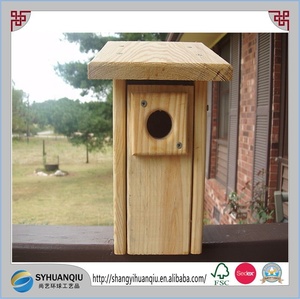 Custom Ceder Hout Blue Bird Box Bird House Houten Blauwe Vogelkooi Houten Vogelhuisje - Product Image 6