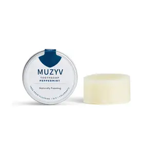 Private label tooth soap zero plastic senza fluoro dentifricio alla menta solido