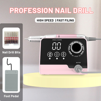 Machine à percer les ongles électrique 65W, 35000 tr/min, outil de manucure professionnel pour salon de manucure