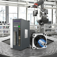 Impulsion 17 bits 220VAC monophasé 3000 tr/min 400W servomoteur à engrenage planétaire AC et entraînement avec réducteur de boîte de vitesses 1:5