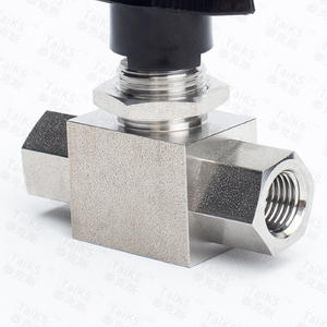 Vannes à boisseau sphérique manuelles TaiKS à montage sur panneau, vannes à boisseau sphérique à filetage interne pour instruments, pour eau, gaz, air comprimé - Product Image 1