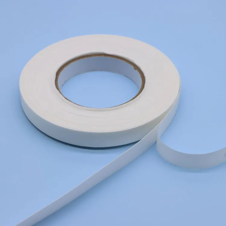 17MM Custom High Quality Polyester White Conveniently Elastic Webbing Bands Iron On For Panty Liner