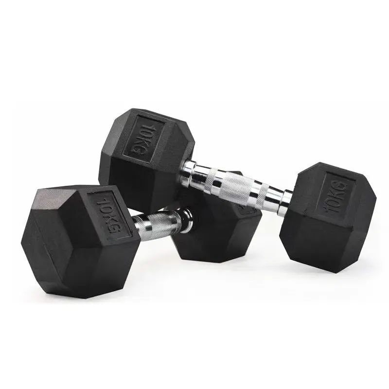 Auf Lager Fitness geräte Fitness studio Gewichte Set Feste Hex Hantel Fitness studio 10kg Ausrüstung Hantel Set Fitness studio