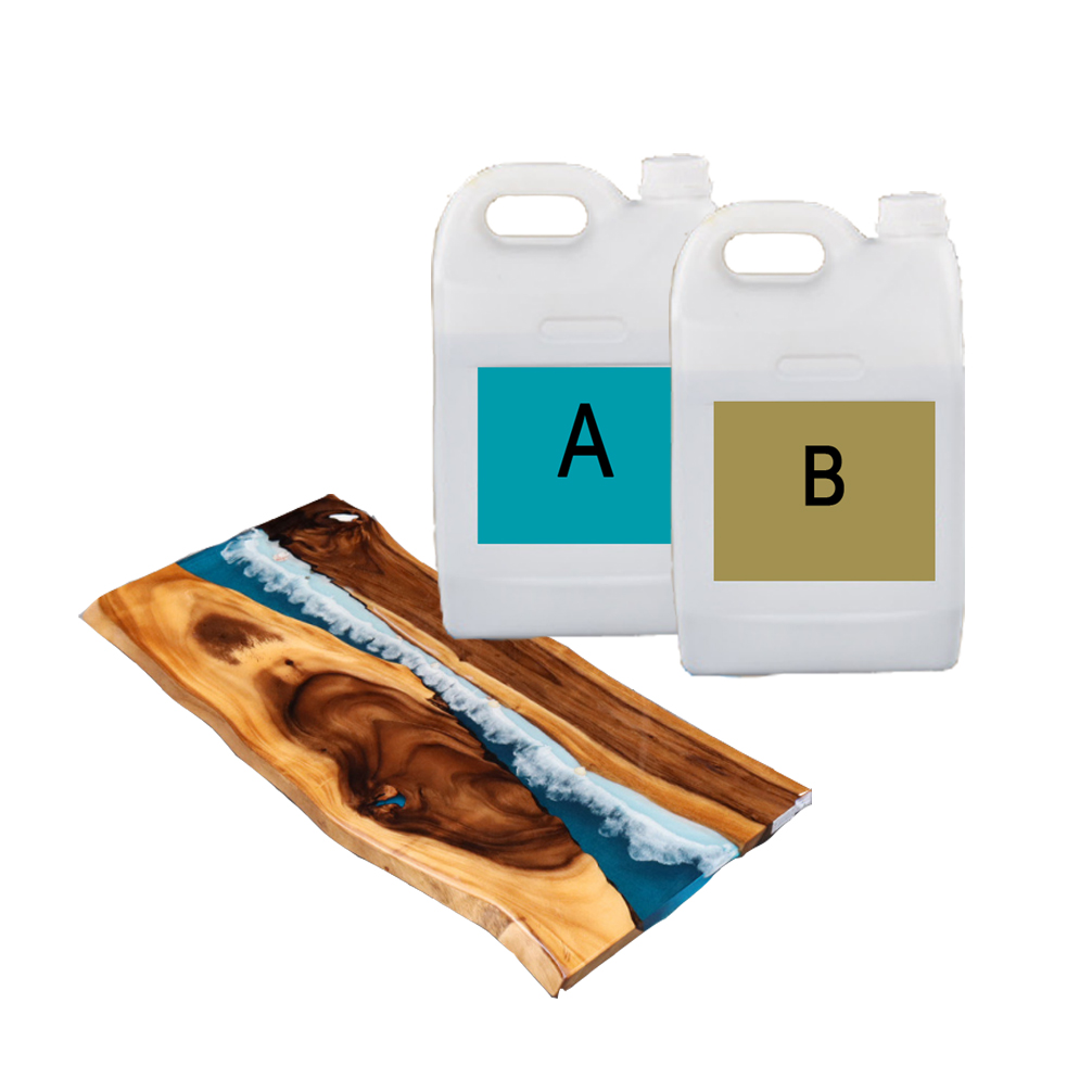 Deep Pour Epoxy Resin Clear Two component Crystal Clear Epoxy for Wood Table Furniture