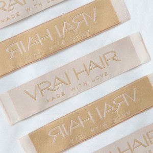 GOTS Certified Organic Cotton Woven Labels Eco-Friendly Custom Color & Size Wholesale Custom Sewn <b>Tags</b> for Apparel <b>Bags</b> & Shoes - Product Image 6