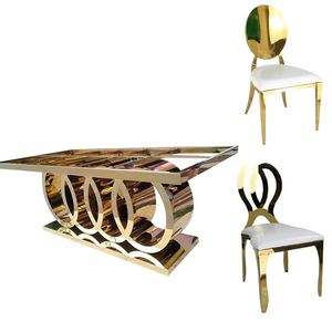 Sillas de Comedor Extensibles de Acero Inoxidable Dragon Mart <span class=keywords><strong>Dubai</strong></span>, Diseño Tulipán de Eero Saarinen, para Uso en Hoteles, Mesa de Banquete Moderna - Product Image 4