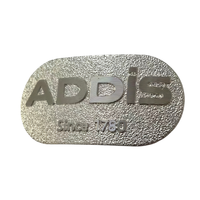 Plaque signalétique en aluminium pour machine à café, gravure de police oxydée, haute brillance, résistante à la corrosion et aux hautes températures