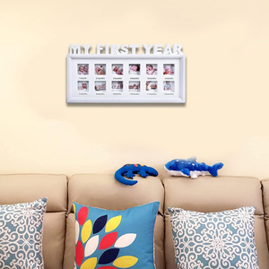 Marco de Fotos para Recién Nacidos, Primer Año, <span class=keywords><strong>12</strong></span> <span class=keywords><strong>Meses</strong></span>, Collage, Álbum de Fotos Conmemorativo, Decoración de Mesa para el Hogar - Product Image 5