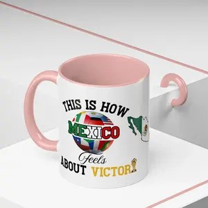 Taza de Café de Cerámica Personalizada <span class=keywords><strong>con</strong></span> Foto, Recuerdo para Fanáticos del Fútbol, Regalo Promocional Económico al por Mayor, 11 oz, para Oficina y Negocios - Product Image 3