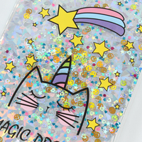 Cahier de couverture liquide de nouveau design, cahier liquide pour cadeau
