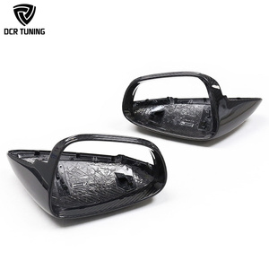 992 a secco in fibra di carbonio copertura specchietto laterale per Porsche 911 GT3RS J1 TAYCAN LHD CF rivestimento per specchio auto esterno diretto Replace Shell - Product Image 2