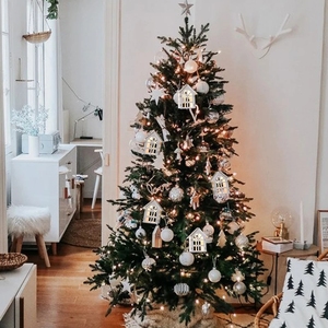 <span class=keywords><strong>Maison</strong></span> blanche LED guirlandes lumineuses fée lumière vacances décoration éclairage pour noël boutique vitrine affichage cadeaux emballage décor - Product Image 6