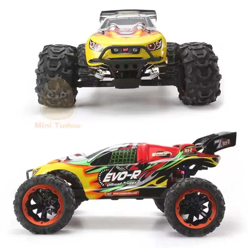 Remo 8065 Rc Car 1/10 Brushless Electric 4WD 2.4G Rc 4x4 Hobby Truggy Trucks Car Remo Hobby