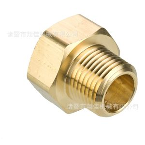 Brass <b>Adapter</b> Connector 40mm Nptf Thread For Water Air Fluids Zhejiang Made - Product Image 3