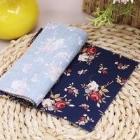 Tissu en coton doux pour la couture et le patchwork, couleurs vives personnalisées, idéal pour vêtements, décoration intérieure et travaux manuels.