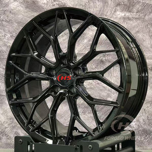 Колесо 18 19 20 21 22 24 дюйма, 1 шт., глянцевые черные кованые диски для автомобиля, 5 отверстий 5x120 5x112 20 "21" для BMW Chevrolet Corvette C8 - Product Image 3