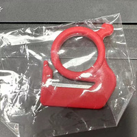 Couteau de découpe de film de sécurité à lame circulaire non réglable avec poignée en plastique pratique et déflecteur haute sécurité