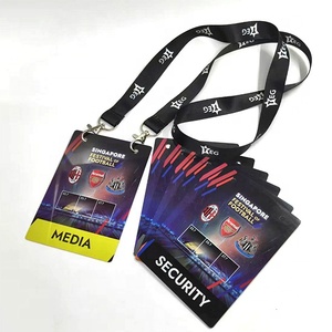 Impresión Personalizada Vip Laminado ID Nombre Insignias Cordones para Eventos Vip Backstage Passes - Product Image 2