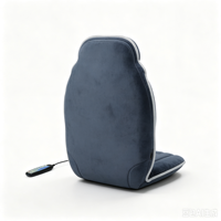 Coussin de siège de voiture chauffant et vibrant Healthpal pour massage corporel complet avec adaptateur DC 12V pour l'hiver, garantie 1 an, design moderne