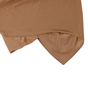 Khimar de prière musulman pour femme, manches longues, abaya islamique, robe longue, couleur unie, jersey premium - Product Image 6