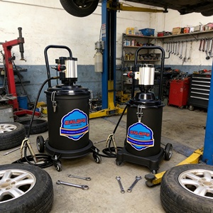 Lubricador de Grasa Neumático con Relación de 80:1, Bomba de Grasa Neumática de Alta Presión de 12L, 1200g/Min - Product Image 5