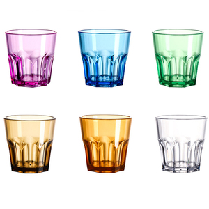 Mini bicchierini ottagonali in plastica colorati e trasparenti per PC tazze Creative per Wine Bar bicchierini - Product Image 5