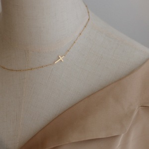 Mới chéo Jesus đồng xu hạt mặt dây chuyền bóng Chuỗi vòng cổ titan thép không gỉ 18 mạ vàng xỉn màu miễn phí - Product Image 4