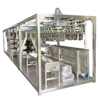 Équipement d'éviscération de volailles, machine automatique de découpe de poulet, ligne de traitement du poulet