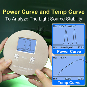 Compteur d'énergie UV LS120 315nm à 400nm, mesure d'intensité UVA, intégrateur, radiomètre pour lumière de polymérisation ultraviolette, UV Power Puck - Product Image 4