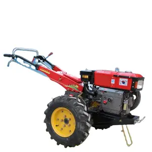 Hand Walking Tractor with Disc Plow and Other Accessories small field machine