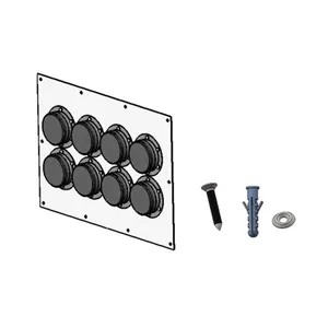 4" 8 Port Cable Entry Panel Seal Cable Entry Plate