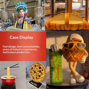 Fabricant de sculptures personnalisées en fibre de verre, panneaux de porte de dessin animé, figurines d'entrée de centre commercial, mascottes de célébrités d'Internet, figurines traditionnelles - Product Image 4