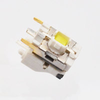 Interrupteur à bouton-poussoir tactile à actionnement latéral avec voyant LED pour appareils électroniques grand public