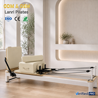 Reformer de Pilates en alliage d'aluminium, directement de l'usine, avec chariot à glissement fluide et mousse haute densité pour salle de sport